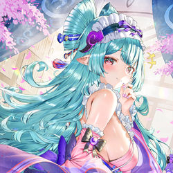 This is a pixiv picture whose title is 夢見月瑞希.