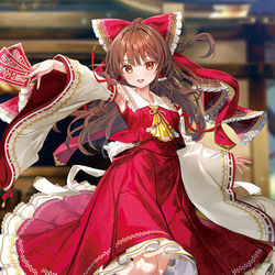 This is a pixiv picture whose title is 博麗霊夢.