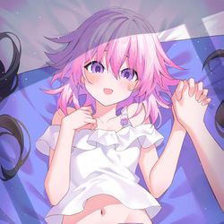 This is a pixiv picture whose title is It's bed time, let's sleep (?).