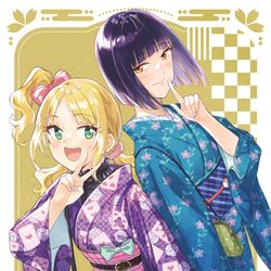 This is a pixiv picture whose title is もなかとわたあめ.