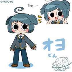 This is a pixiv picture whose title is オヨくん　資料.