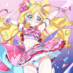 This is a pixiv picture whose title is キュアアイドル.