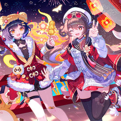 This is a pixiv picture whose title is 海灯节.