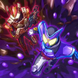 This is a pixiv picture whose title is "お前"を信じる.