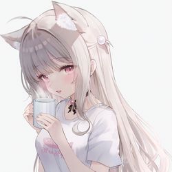 This is a pixiv picture whose title is こっちも飲んでみる？.