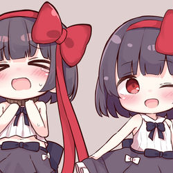 This is a pixiv picture whose title is 琉奈ちゃんアクリルキーホルダー2種.