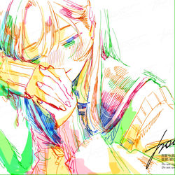 This is a pixiv picture whose title is 熱はさめない.