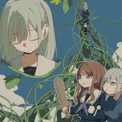 This is a pixiv picture whose title is 🥒🗡️.