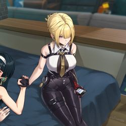 This is a pixiv picture whose title is Evelyn and Astra.