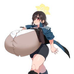 This is a pixiv picture whose title is ヘイローのあるナリタちゃん.
