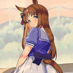 This is a pixiv picture whose title is 正座の似合う女.