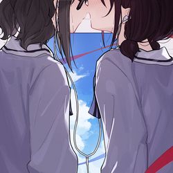 This is a pixiv picture whose title is 已经144小时没有补充双菜能量了🥵.