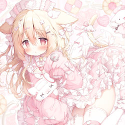 This is a pixiv picture whose title is 甘いものの食べすぎですねー。.