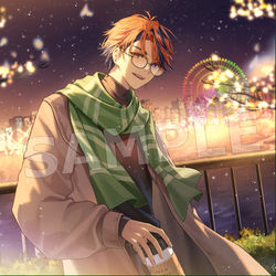 This is a pixiv picture whose title is 夕刻ロベルさん 5周年記念グッズ キービジュアル.