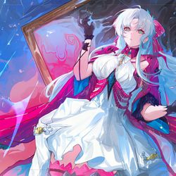 This is a pixiv picture whose title is Carlotta 🩷.