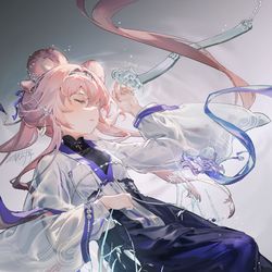 This is a pixiv picture whose title is 传传之前画的林.