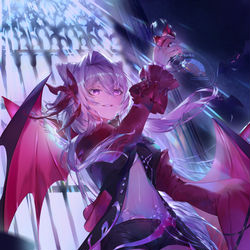 This is a pixiv picture whose title is 鲜血狂宴.
