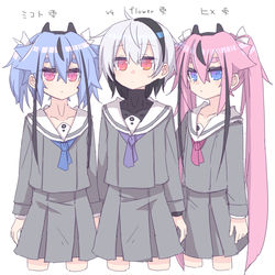 This is a pixiv picture whose title is 雫ガイノイドたち.