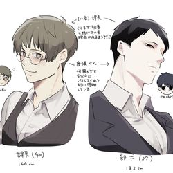 This is a pixiv picture whose title is 設定とか落描きとか.