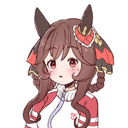 This is a pixiv picture whose title is キョトン顔ジェンティル嬢.