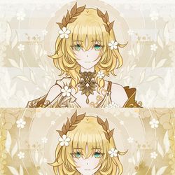 This is a pixiv picture whose title is 【Aglaea】The radiance of divinity.