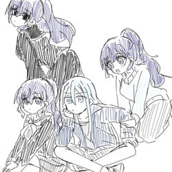 This is a pixiv picture whose title is 奏×まふゆ雪own.