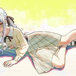 This is a pixiv picture whose title is 吃瘪小祥.