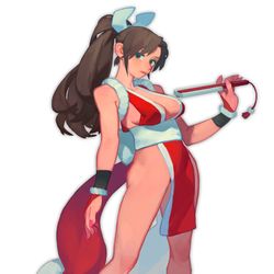 This is a pixiv picture whose title is mai shiranui.