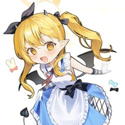 This is a pixiv picture whose title is Alice✨💙🖤🤍.