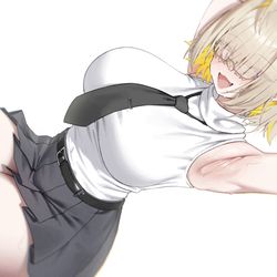 This is a pixiv picture whose title is 💛💦👓.
