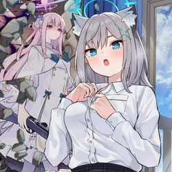 This is a pixiv picture whose title is ん、先生の身体のサイズを確認する♡.