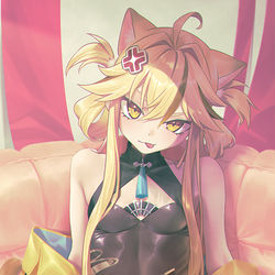 This is a pixiv picture whose title is 金闕.