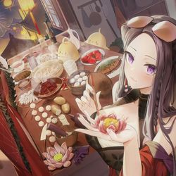 This is a pixiv picture whose title is 元宵贺图.