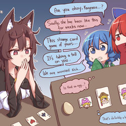 This is a pixiv picture whose title is Card Game.