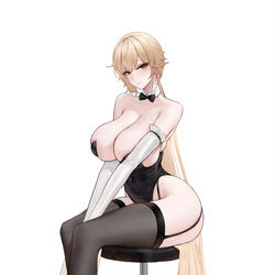 This is a pixiv picture whose title is 闪电姐兔女郎.