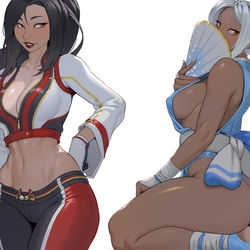 This is a pixiv picture whose title is Mai's alt colors.