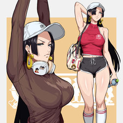 This is a pixiv picture whose title is カジュアルなハンコック.