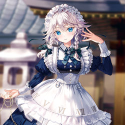 This is a pixiv picture whose title is 十六夜 咲夜.