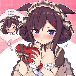 This is a pixiv picture whose title is バレンタインなのでドーベル描きました.