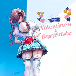 This is a pixiv picture whose title is 「一人になってくれないかな…」.