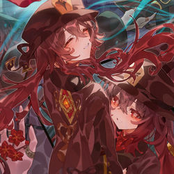 This is a pixiv picture whose title is 胡桃.