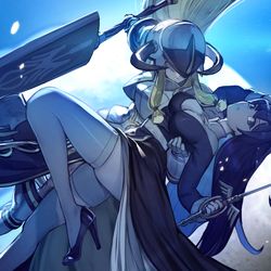 This is a pixiv picture whose title is 精霊の加護.