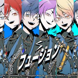 This is a pixiv picture whose title is フュージョン.