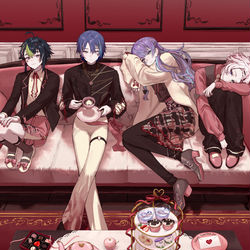 This is a pixiv picture whose title is 𝐇𝐀𝐏𝐏𝐘 𝐕𝐀𝐋𝐄𝐍𝐓𝐈𝐍.