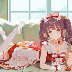 This is a pixiv picture whose title is 【request】『マイディア・マイハピネス』.