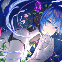 This is a pixiv picture whose title is 黒い渦.