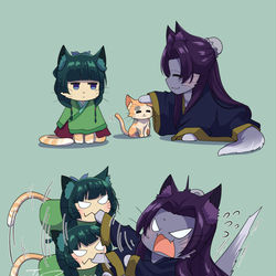 This is a pixiv picture whose title is 🐱🐱🐱.