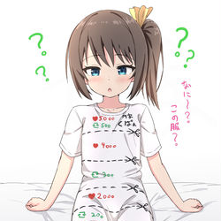 This is a pixiv picture whose title is とんでもない服を着てしまったコの結果.