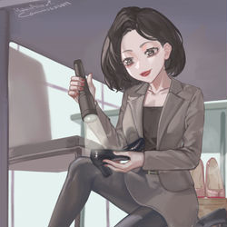 This is a pixiv picture whose title is Check my shoes!.