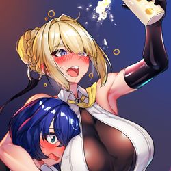 This is a pixiv picture whose title is だる絡みしてくる酔っ払いイヴリン.